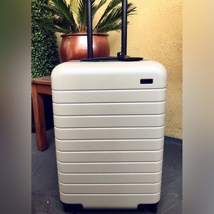 Away Luggage - The Carry On with Charger in Sand
